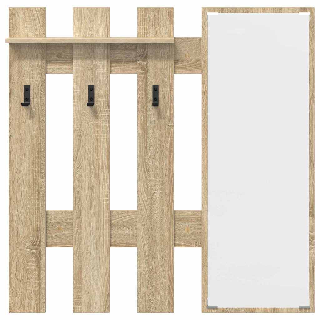 Wall-Mounted Coat Rack Wall-Mounted Sonoma Oak Engineered wood