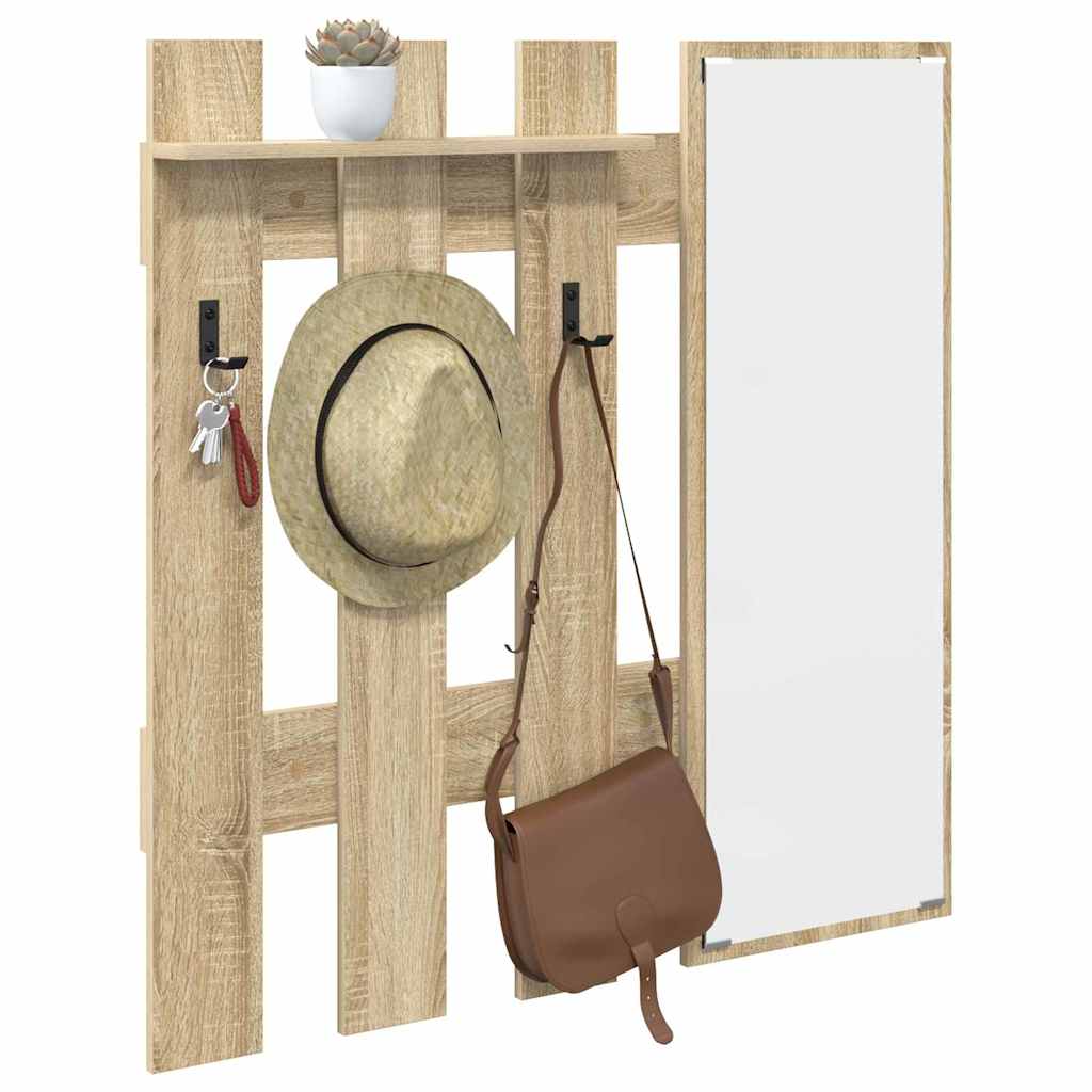 Wall-Mounted Coat Rack Wall-Mounted Sonoma Oak Engineered wood