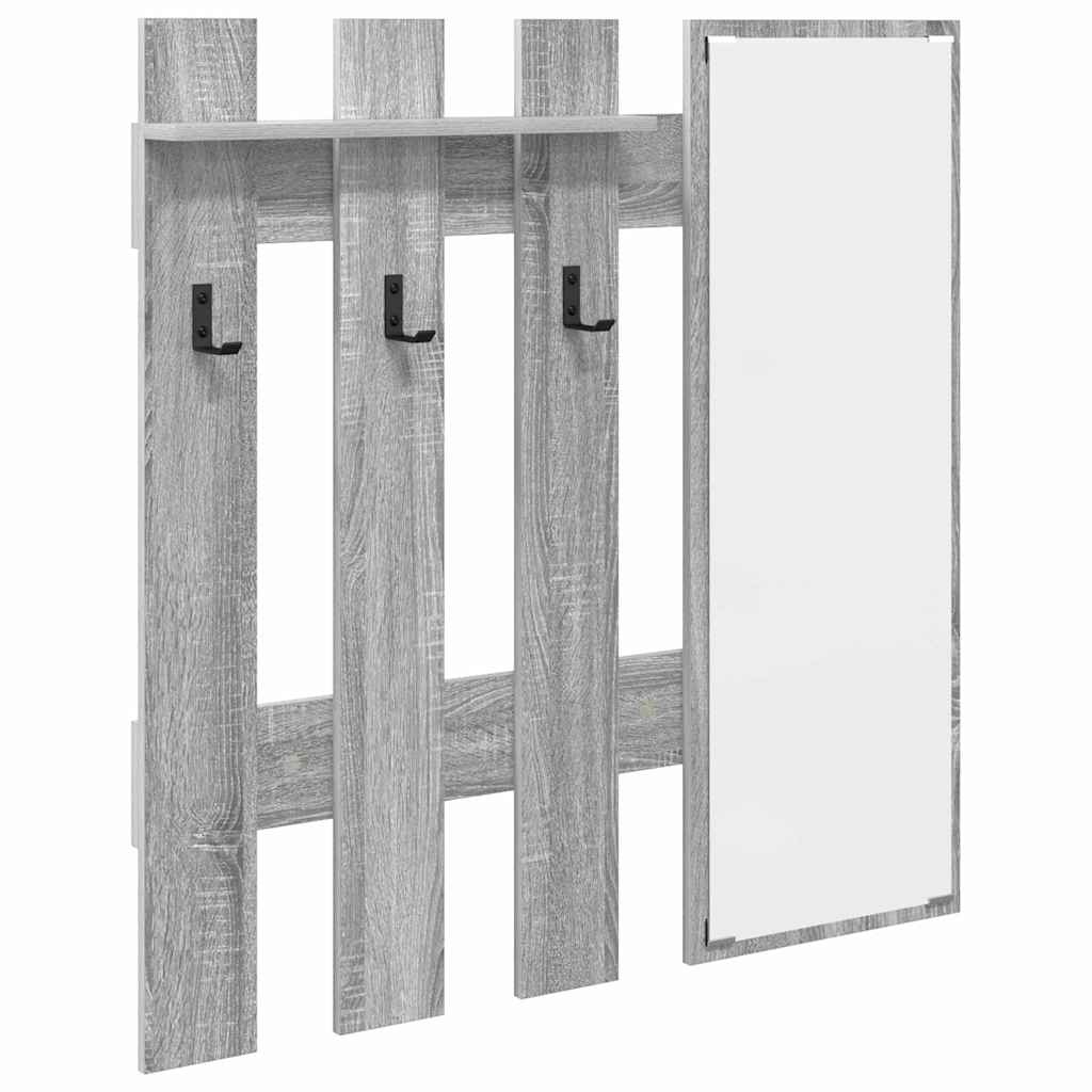 Wall-Mounted Coat Rack Wall-Mounted Grey Sonoma Engineered wood