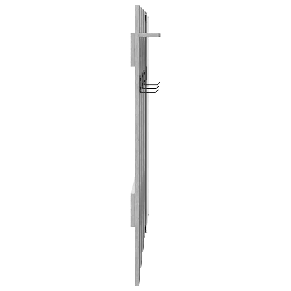 Wall-Mounted Coat Rack Wall-Mounted Grey Sonoma Engineered wood