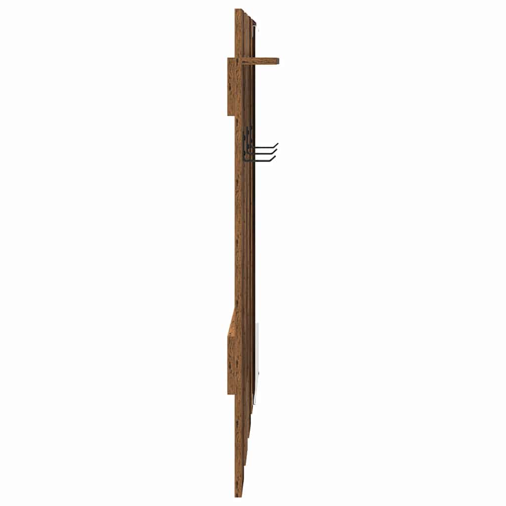 Wall-Mounted Coat Rack Wall-mounted Old Wood 100 x 10 x 100 cm