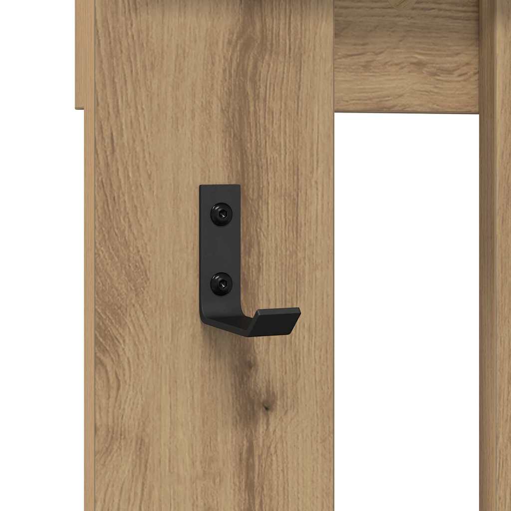 Wall-Mounted Coat Rack Wall-Mounted Artisan Oak Engineered wood