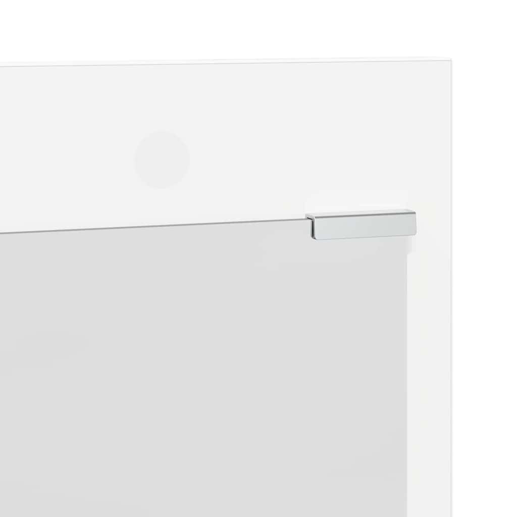 Wall-Mounted Coat Rack White 90 x 10 x 50 cm Engineered wood