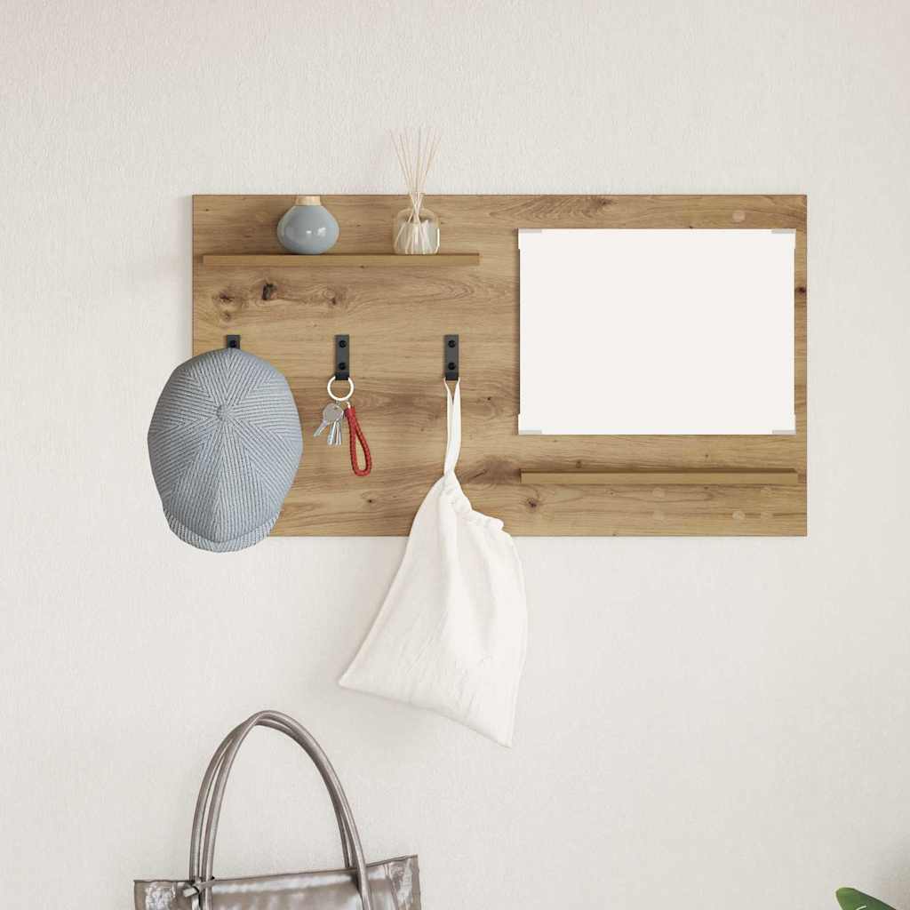 Wall-Mounted Coat Rack Wall-Mounted Artisan Oak 90 x 10 x 50 cm