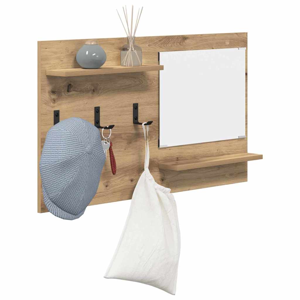 Wall-Mounted Coat Rack Wall-Mounted Artisan Oak 90 x 10 x 50 cm