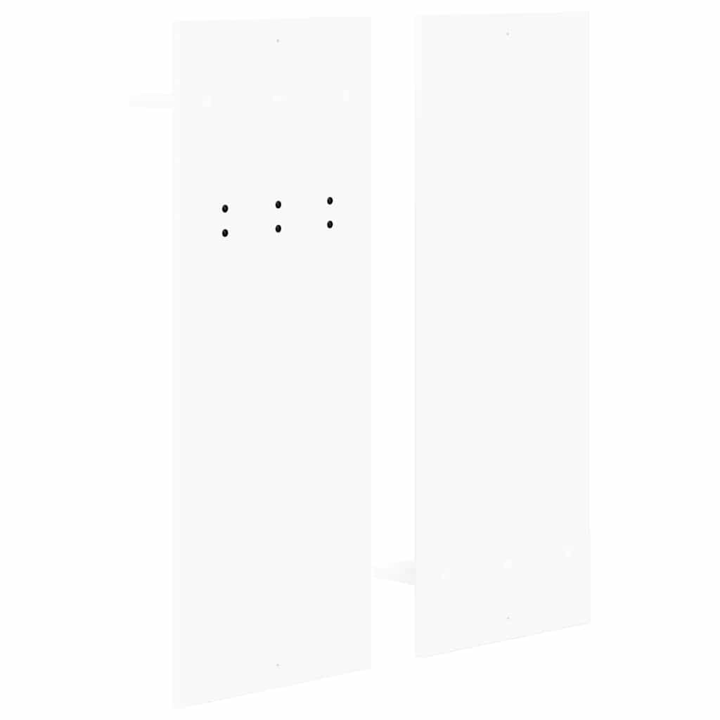 Wall-Mounted Coat Rack Wall-Mounted White 70 x 10 x 90 cm