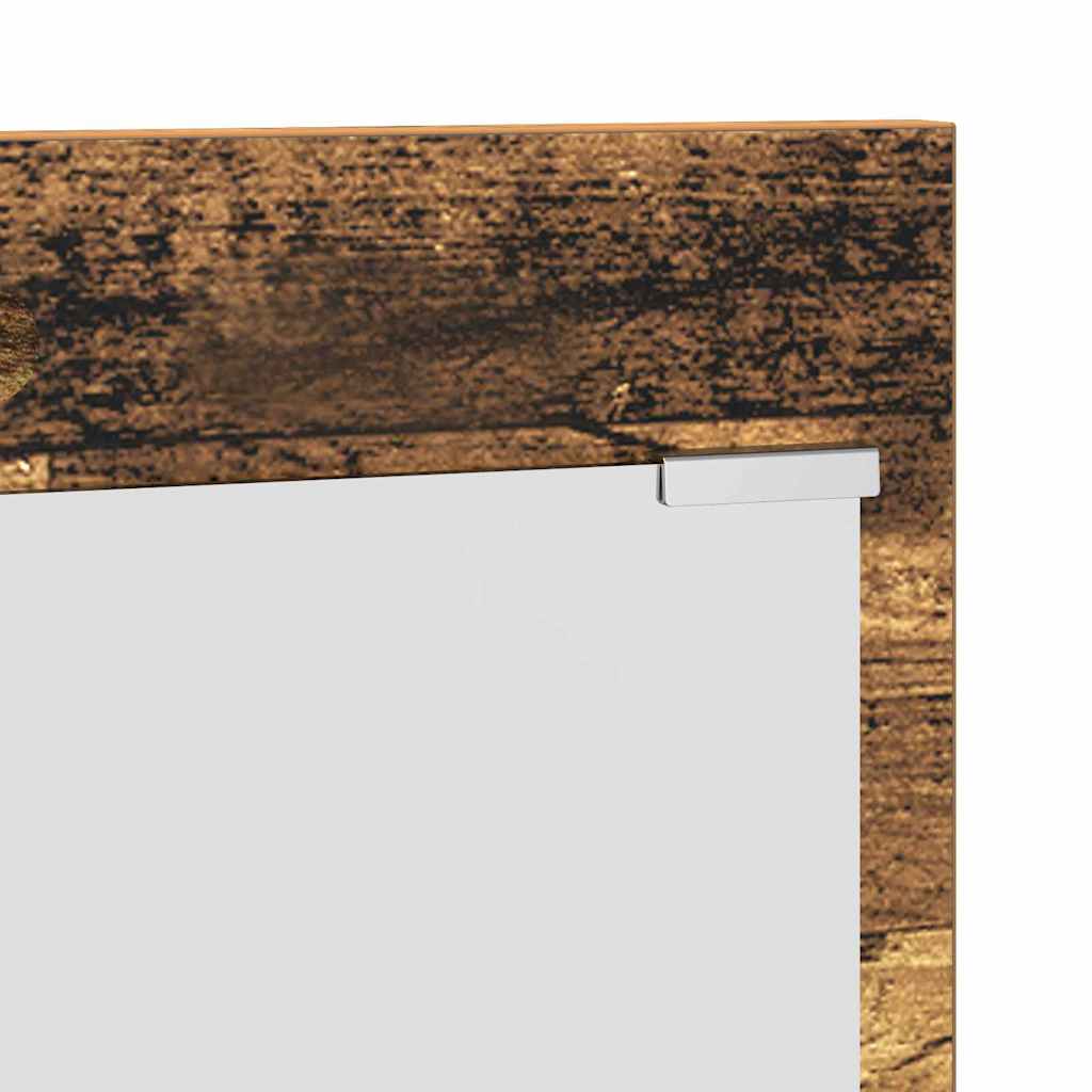 Wall-Mounted Coat Rack Old Wood 70 x 10 x 90 cm Engineered wood