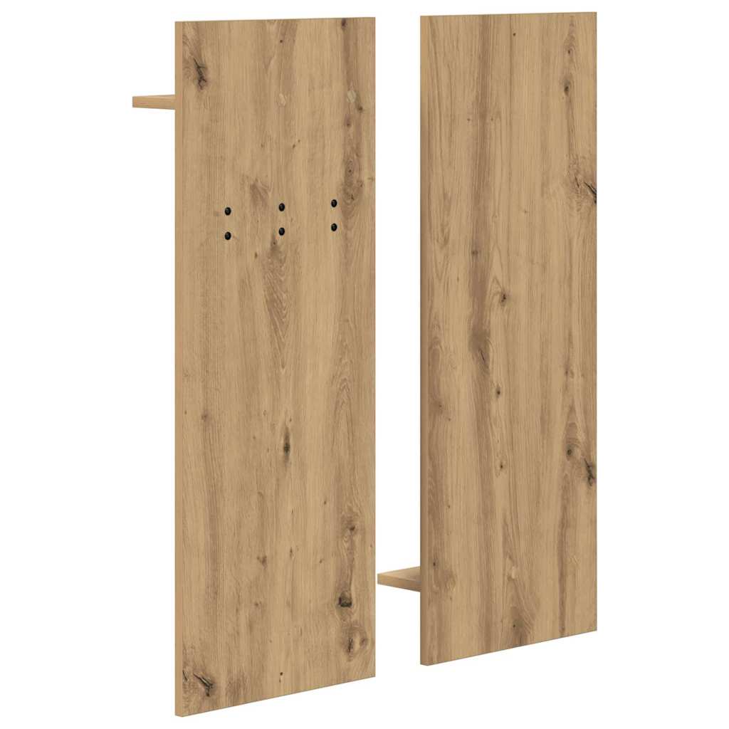 Wall-Mounted Coat Rack Wall-Mounted Artisan Oak 70 x 10 x 90 cm