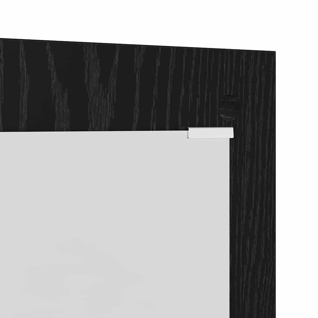 Wall-Mounted Coat Rack Wall-mounted Black Oak 96 x 1.5 x 90 cm