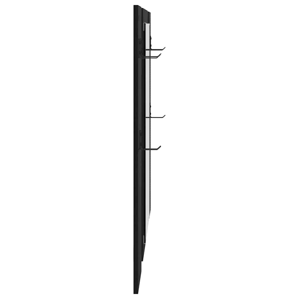 Wall-Mounted Coat Rack Wall-mounted Black Oak 96 x 1.5 x 90 cm