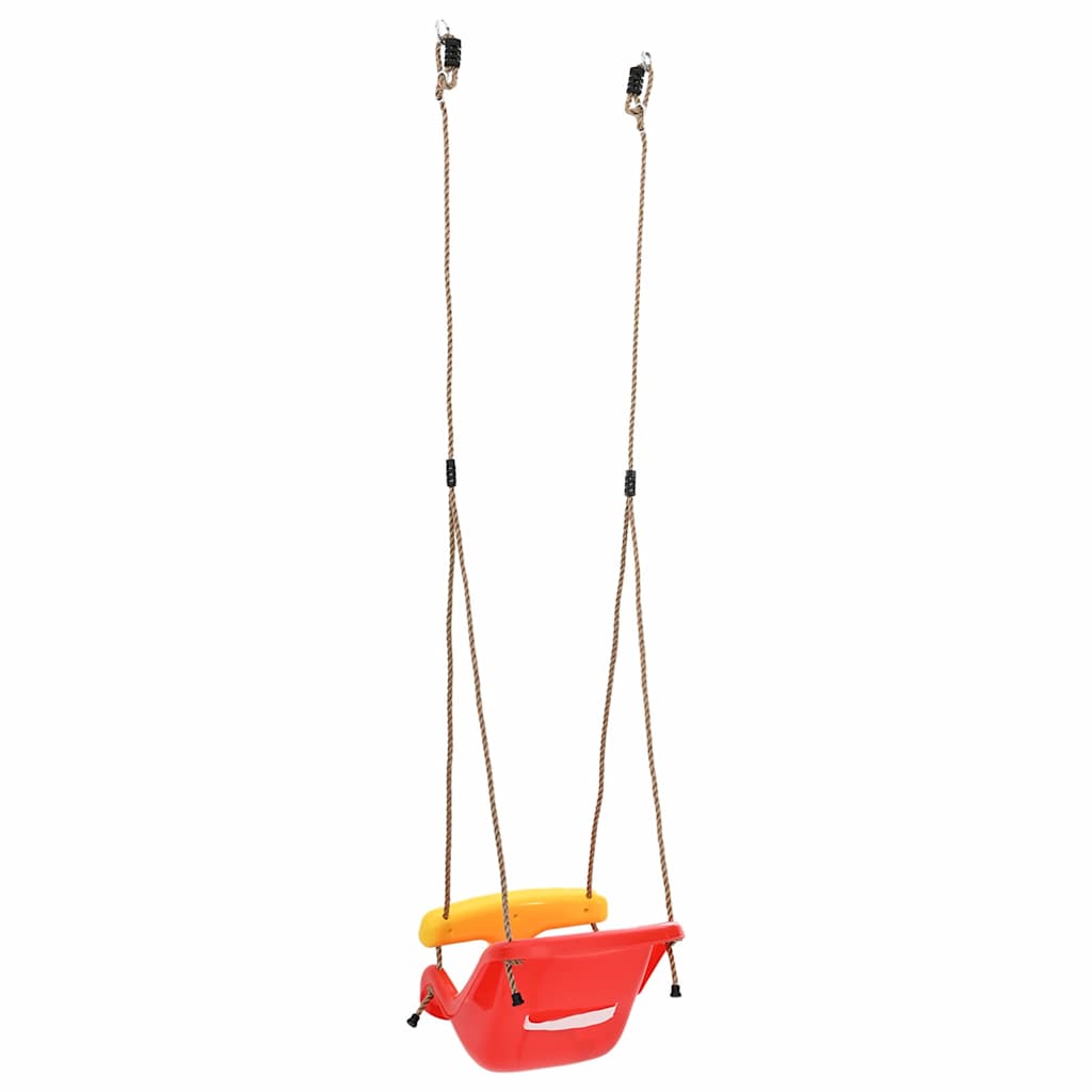 vidaXL Baby Swings 2 pcs Red 36 x 43 x 42 cm Plastic