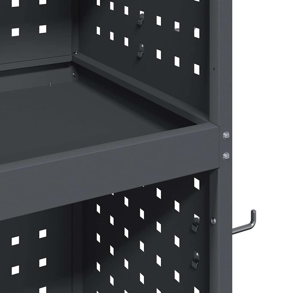 Tool Trolley Anthracite 65 x 35 x 111 cm Cold-rolled Steel