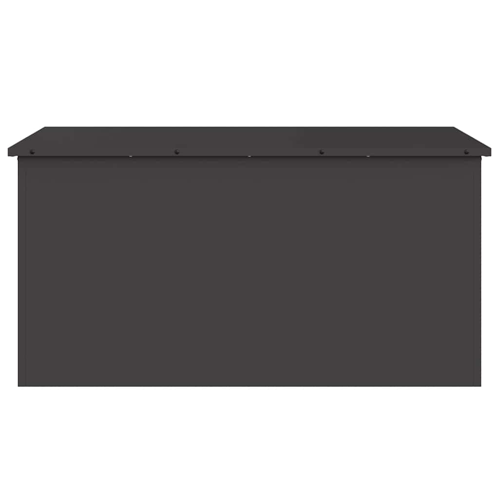 Garden Storage Cushion Box Steel 100 x 50.5 x 50 cm 220 Black