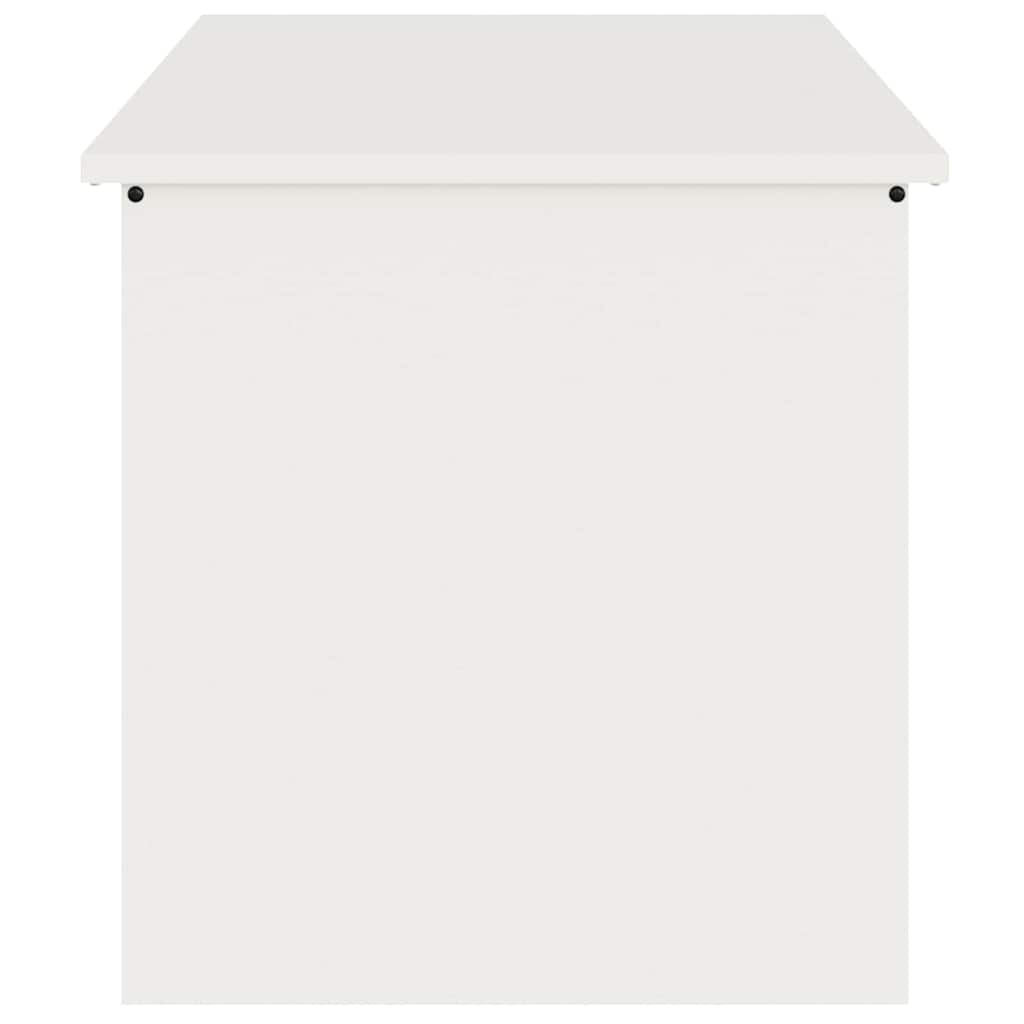 Garden Storage Cushion Box Steel 100 x 50.5 x 50 cm 220 White
