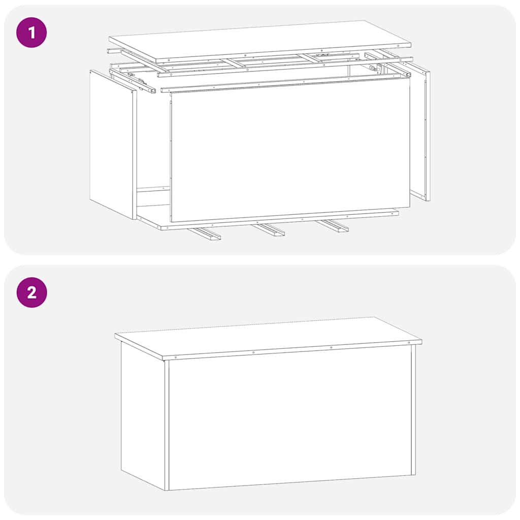 Outdoor Storage Box Olive Green 100 x 50.5 x 50 cm Steel