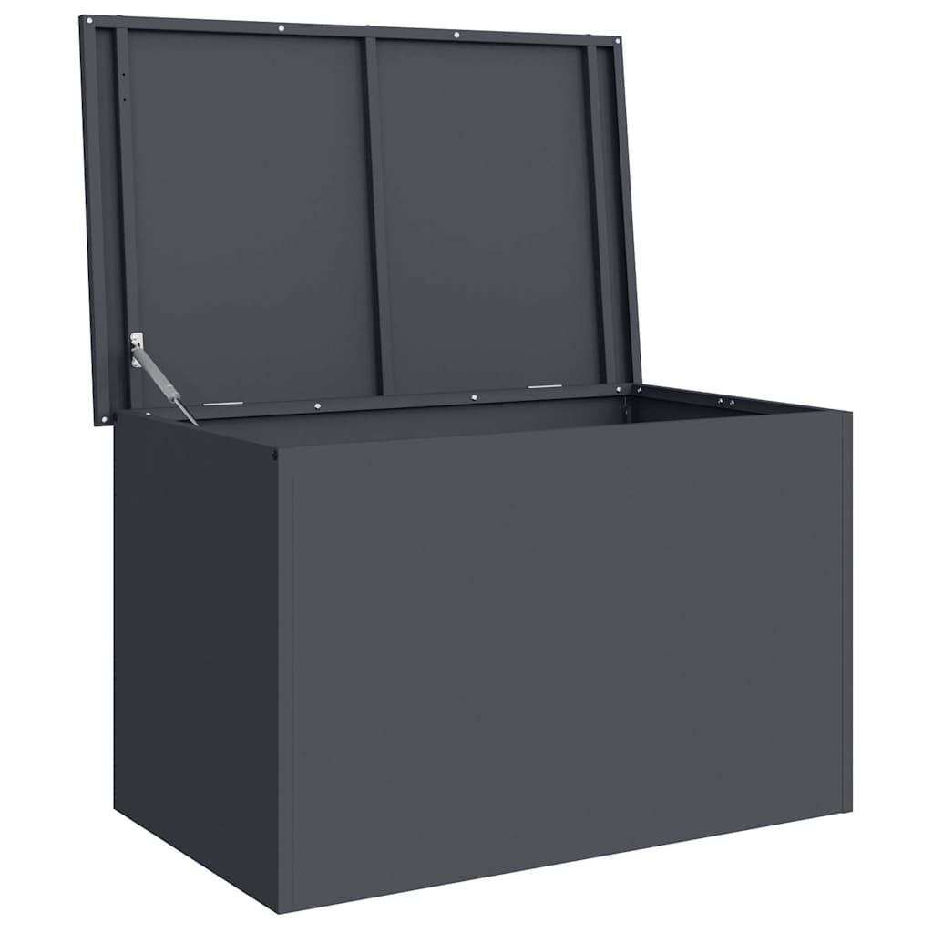 Garden Storage Cushion Box Steel 80 x 50.5 x 50 cm 180