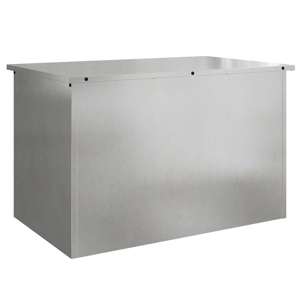 Garden Storage Cushion Box Galvanised Steel 80 x 50.5 x 50 cm