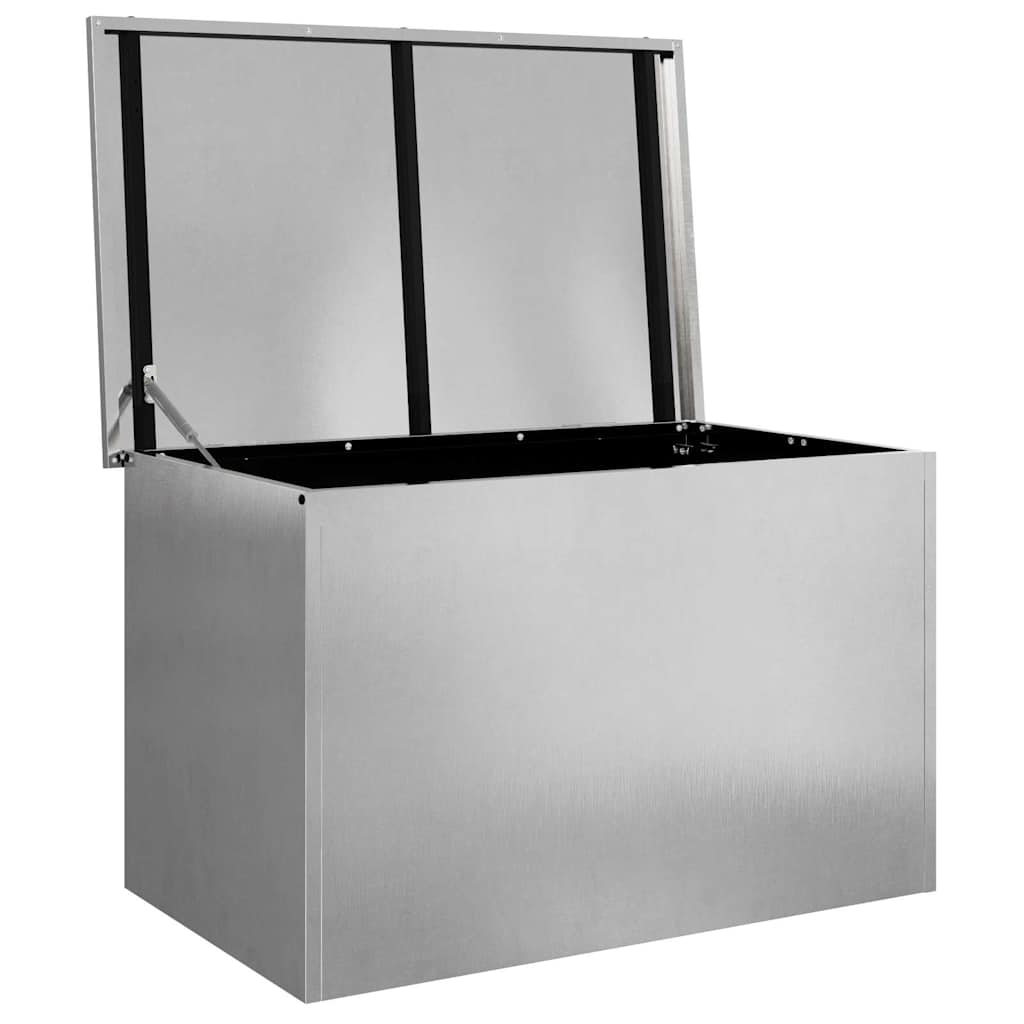 Garden Storage Cushion Box Galvanised Steel 80 x 50.5 x 50 cm
