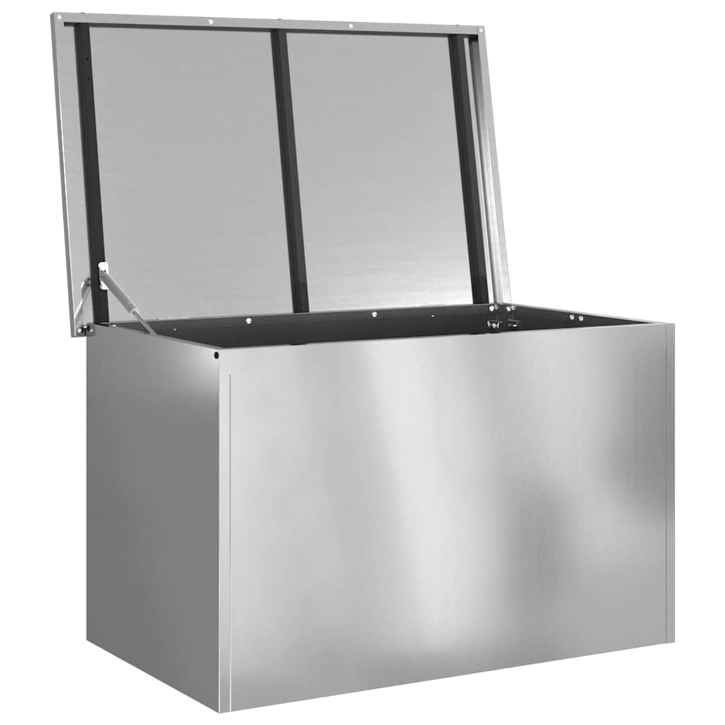 Garden Storage Cushion Box Galvanised Steel 80 x 50.5 x 50 cm