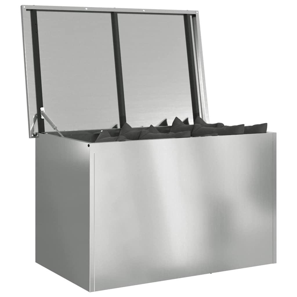 Garden Storage Cushion Box Galvanised Steel 80 x 50.5 x 50 cm