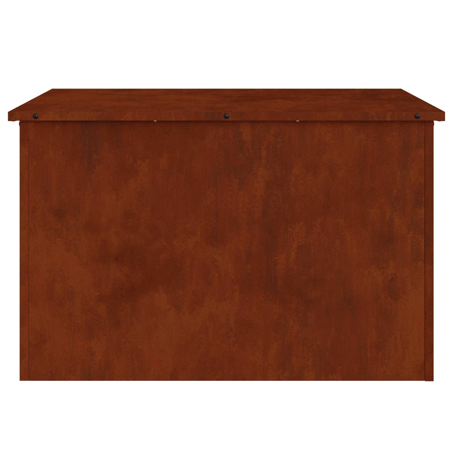 Garden Storage Cushion Box Steel 80 x 50.5 x 50 cm Rusty