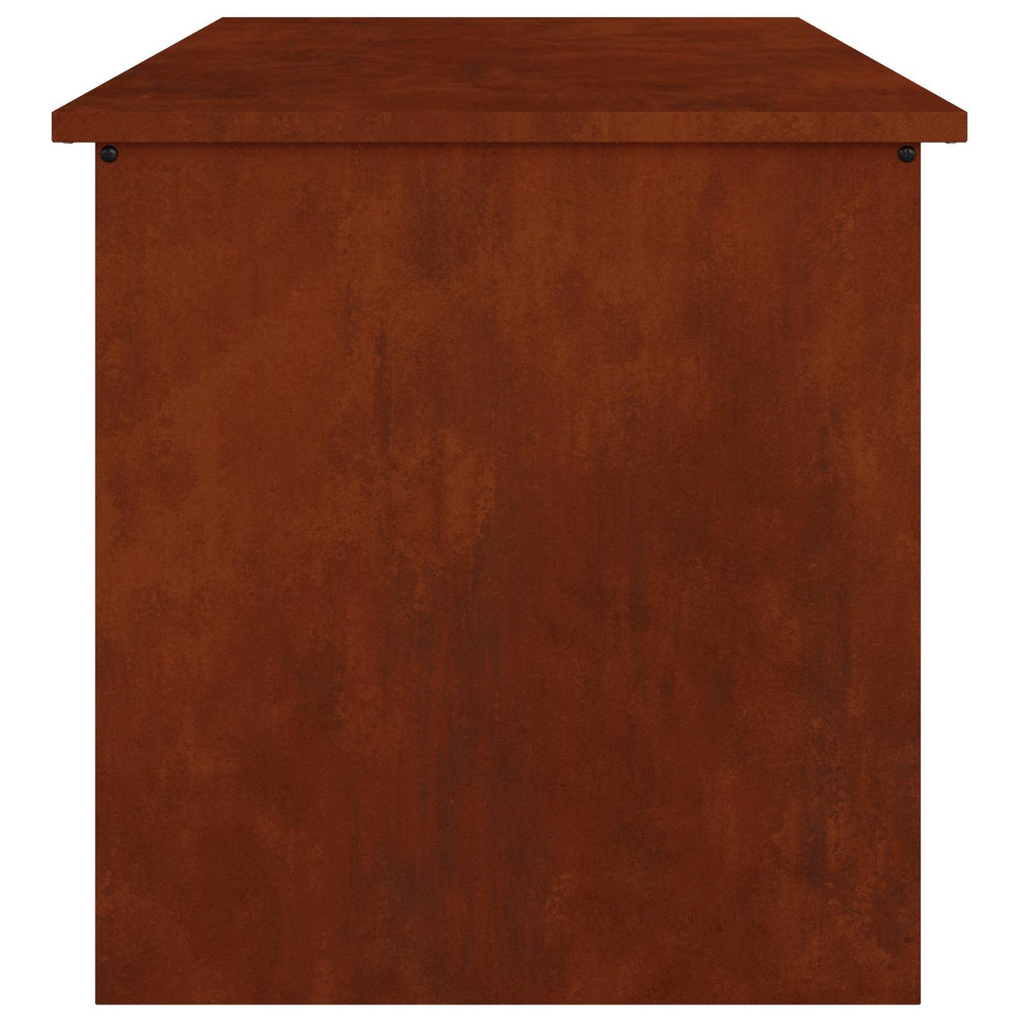 Garden Storage Cushion Box Steel 80 x 50.5 x 50 cm Rusty