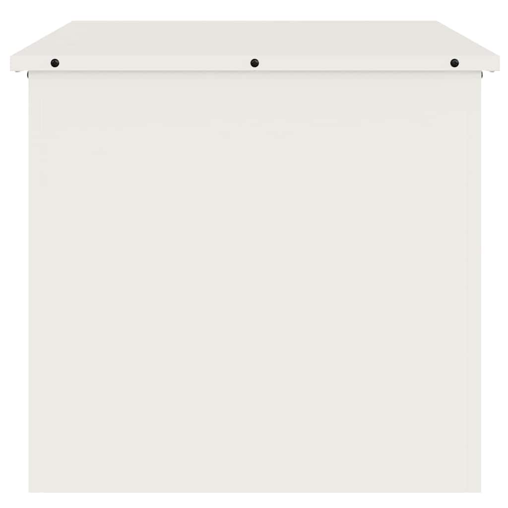 Garden Storage Cushion Box Steel 55 x 50.5 x 50 cm 220 White
