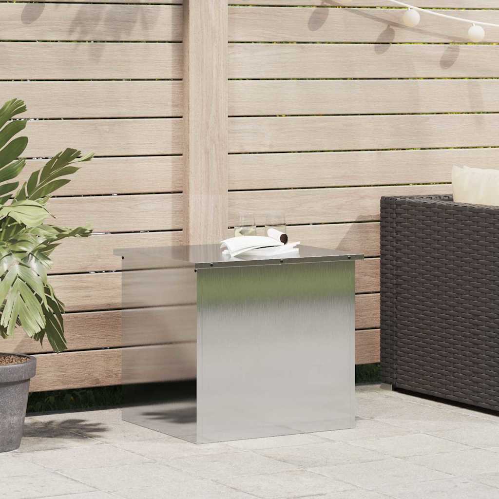 Garden Storage Cushion Box Galvanised Steel 55 x 50.5 x 50 cm