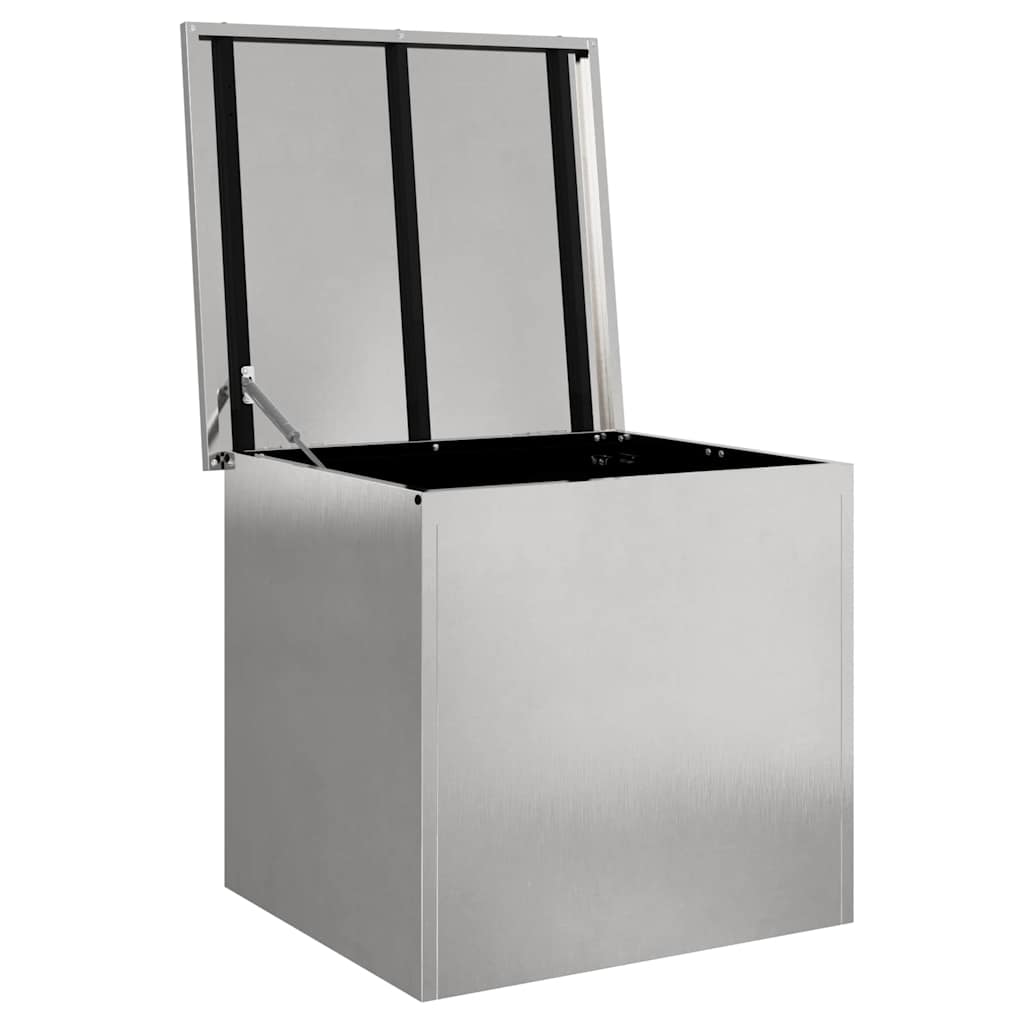 Garden Storage Cushion Box Galvanised Steel 55 x 50.5 x 50 cm