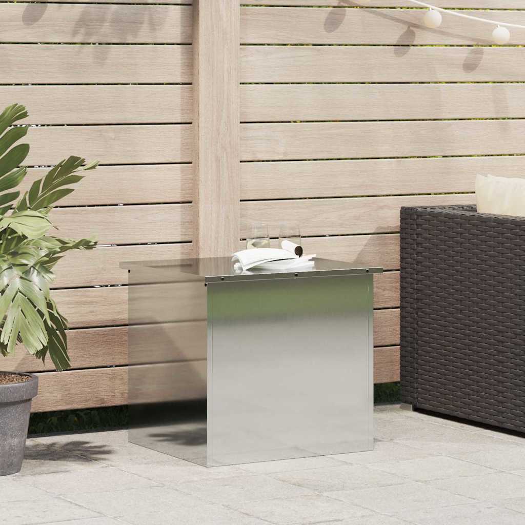 Garden Storage Cushion Box Galvanised Steel 55 x 50.5 x 50 cm