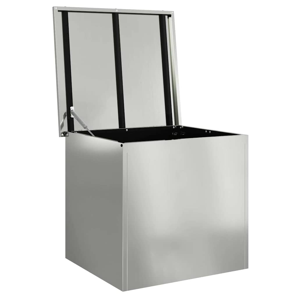 Garden Storage Cushion Box Galvanised Steel 55 x 50.5 x 50 cm