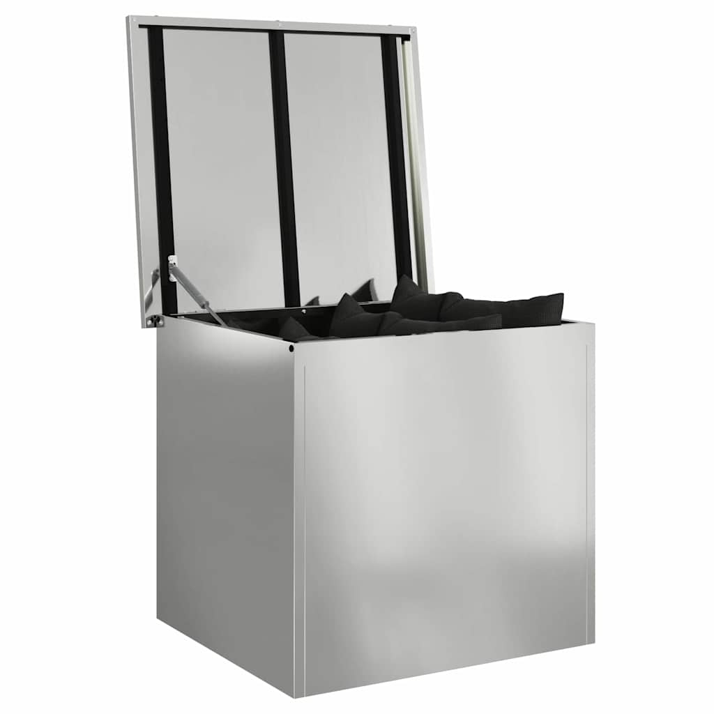Garden Storage Cushion Box Galvanised Steel 55 x 50.5 x 50 cm
