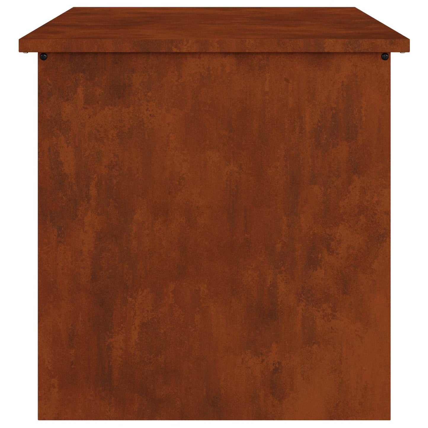 Garden Storage Cushion Box Steel 55 x 50.5 x 50 cm 220 Rusty