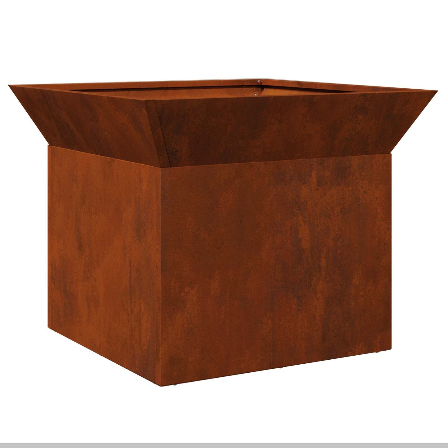 Fire Pit Rusty 50 x 50 x 40 cm Weathering steel