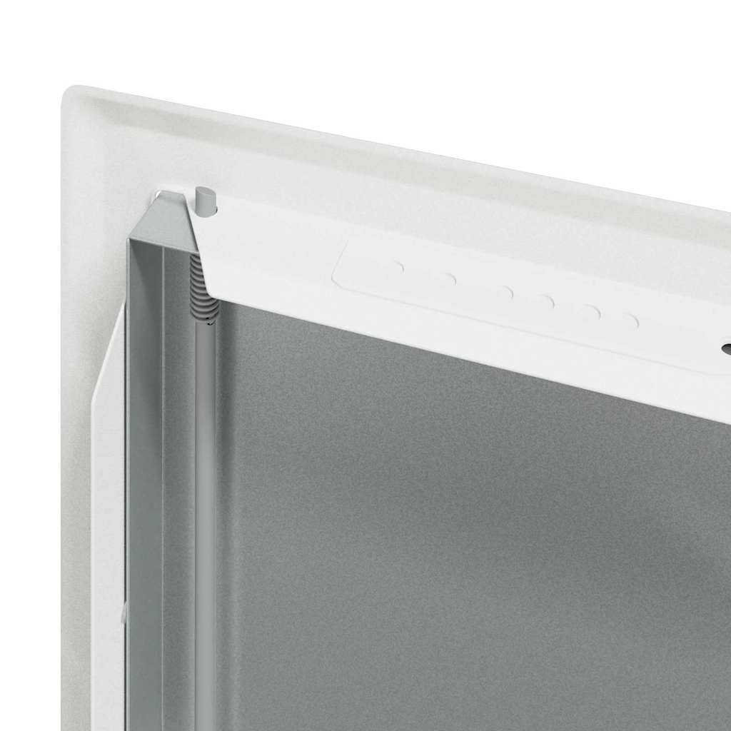 Access Panel White 33 x 33 x 3 cm Steel