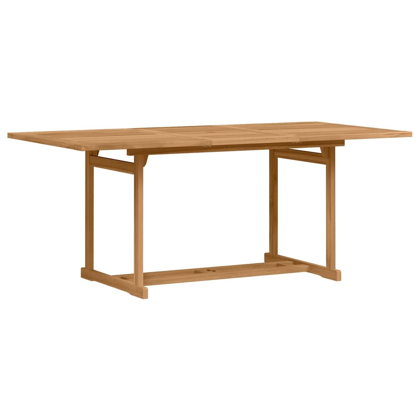 Garden Dining Set 9 pcs Brown Solid Teak Wood