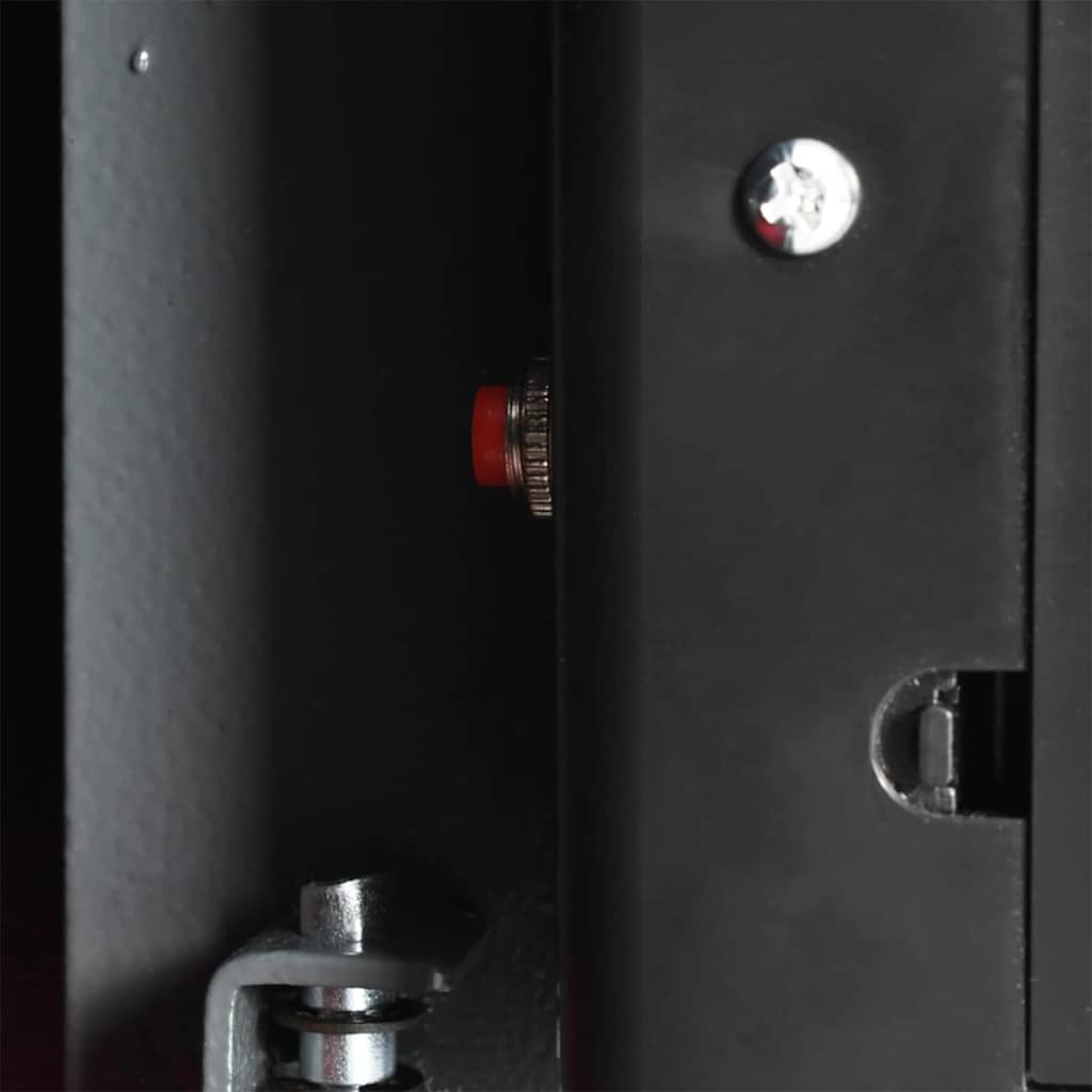 Digital Safe with Lock Dark grey 31 x 20 x 20 cm Steel