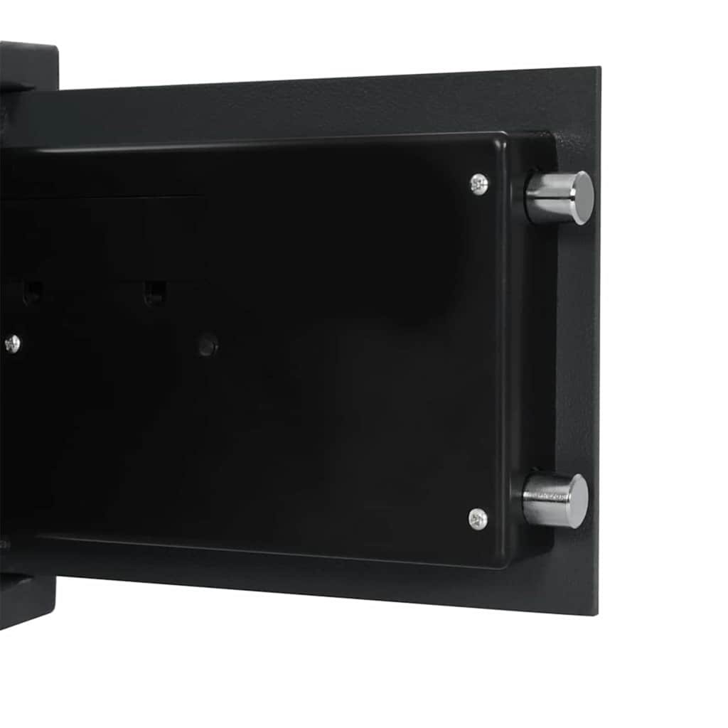 Digital Safe with Lock Dark grey 35 x 25 x 25 cm Steel