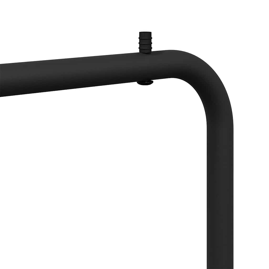 Clothes Rack with Storage Black 100 x 56 x 154 cm Steel