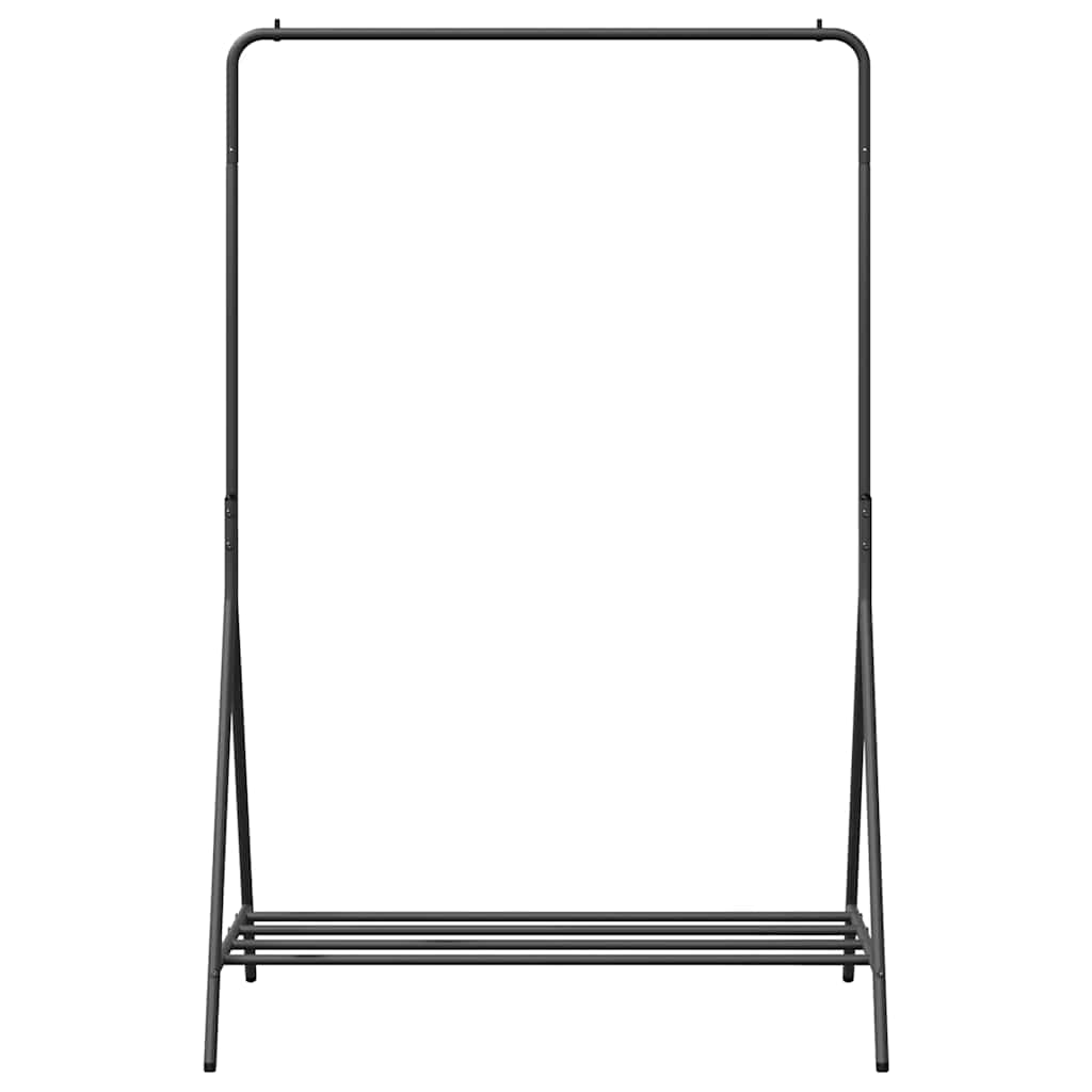 Clothes Rack with Storage Black 100 x 56 x 154 cm Steel