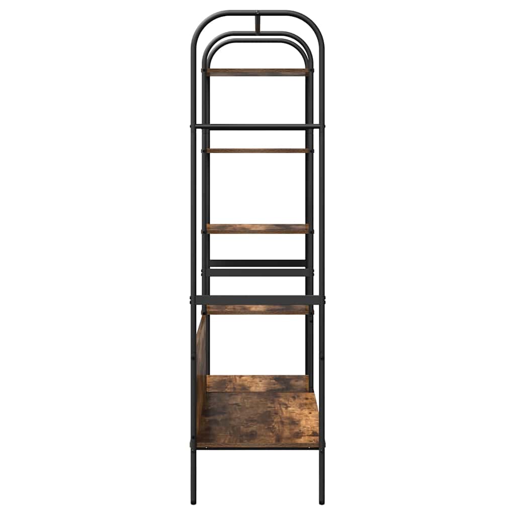 Clothes Rack Brown Oak 120 x 44 x 160 cm Engineered Wood