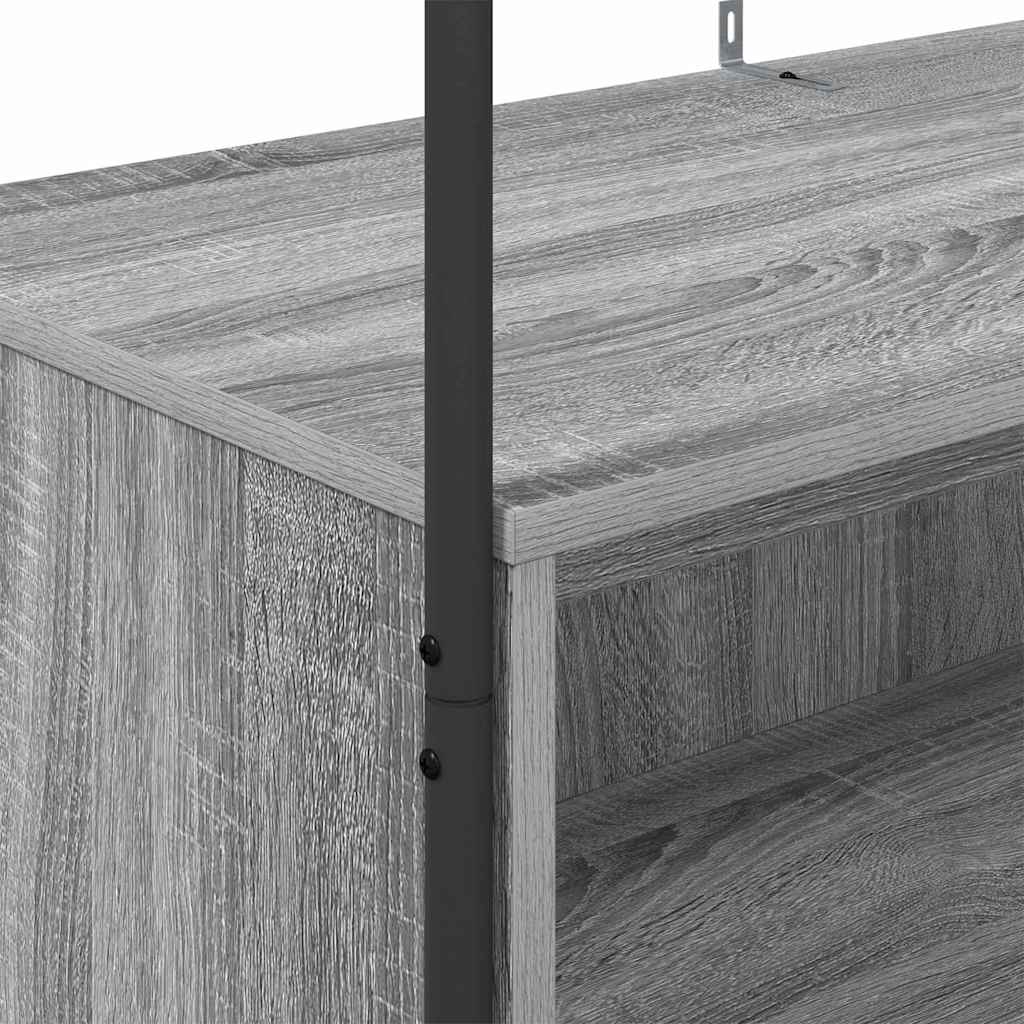 Clothes Rack Grey 100 x 44 x 160 cm Engineered Wood