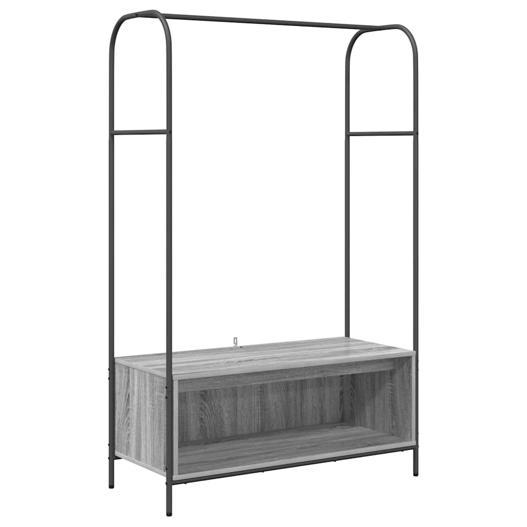 Clothes Rack Grey 100 x 44 x 160 cm Engineered Wood