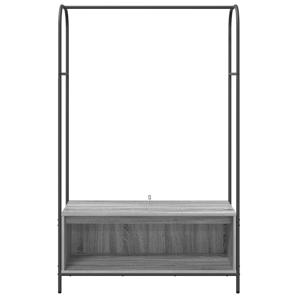 Clothes Rack Grey 100 x 44 x 160 cm Engineered Wood