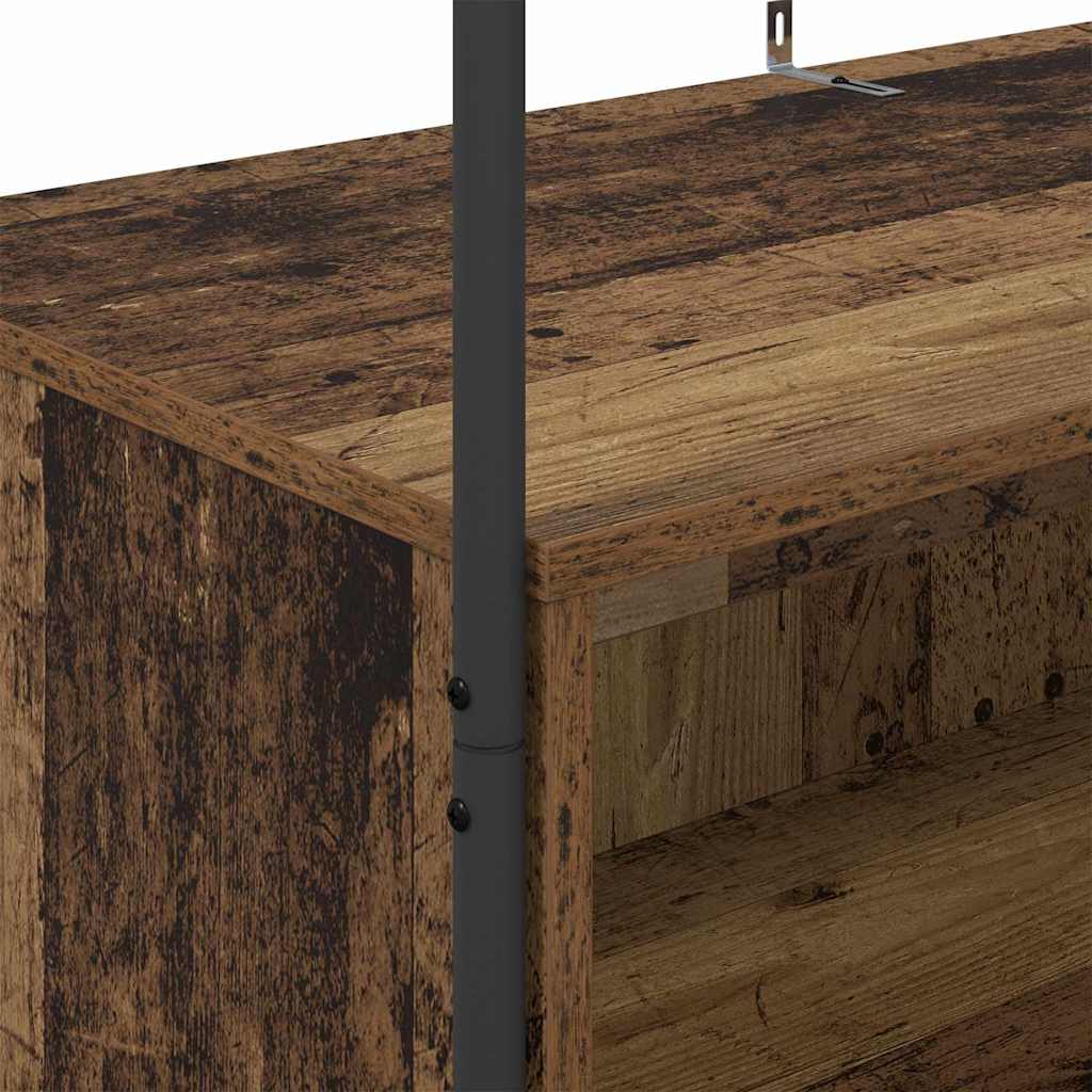 Clothes Rack Brown Oak 100 x 44 x 160 cm Engineered Wood