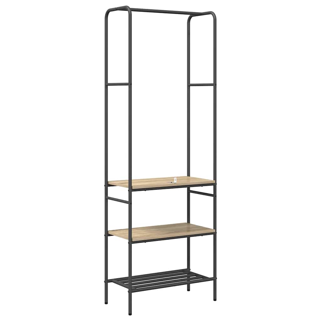 Clothes Rack Sonoma Oak 60 x 30 x 171 cm Engineered Wood