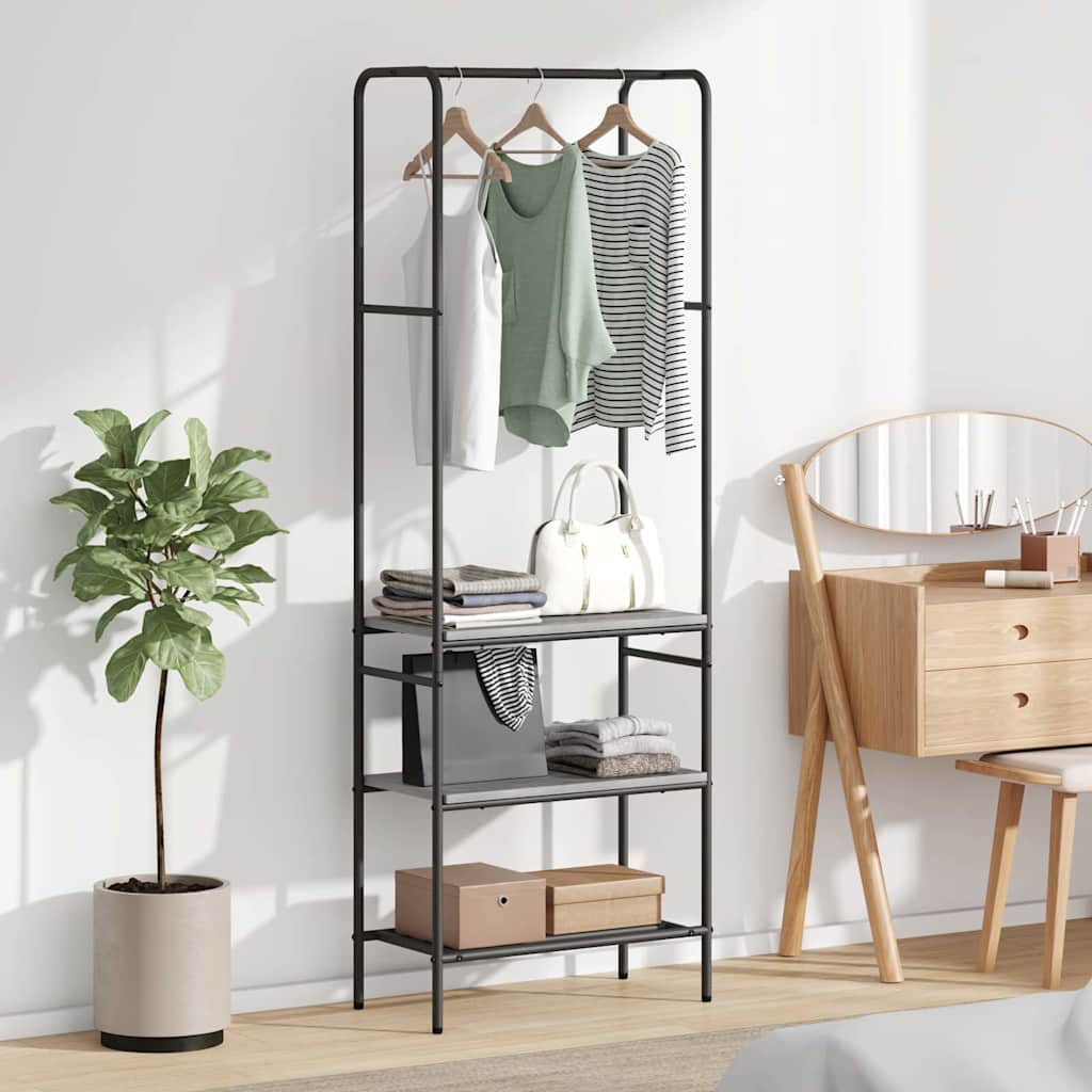 Clothes Rack Grey sonoma 60 x 30 x 171 cm Engineered Wood