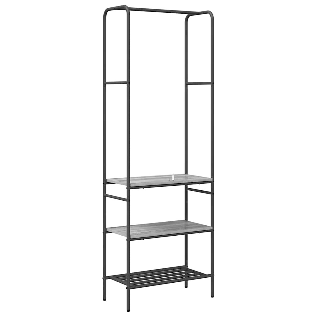 Clothes Rack Grey sonoma 60 x 30 x 171 cm Engineered Wood