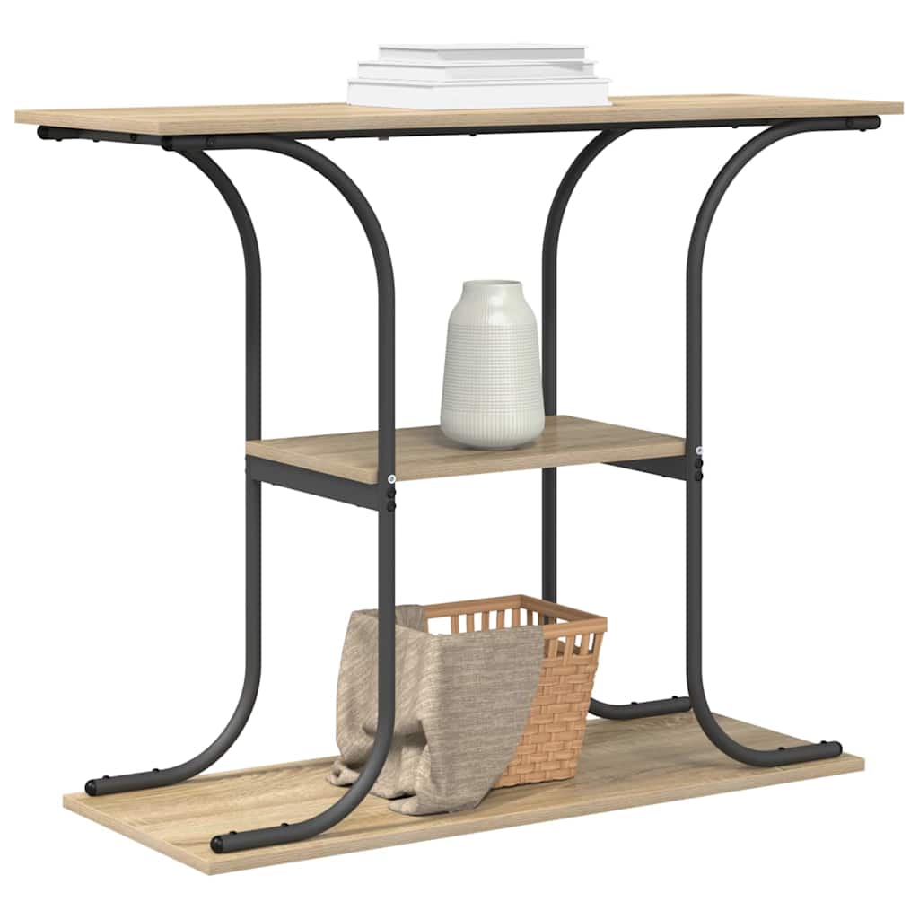 Console Table Sonoma Oak 101 x 35 x 80.5 cm Engineered Wood