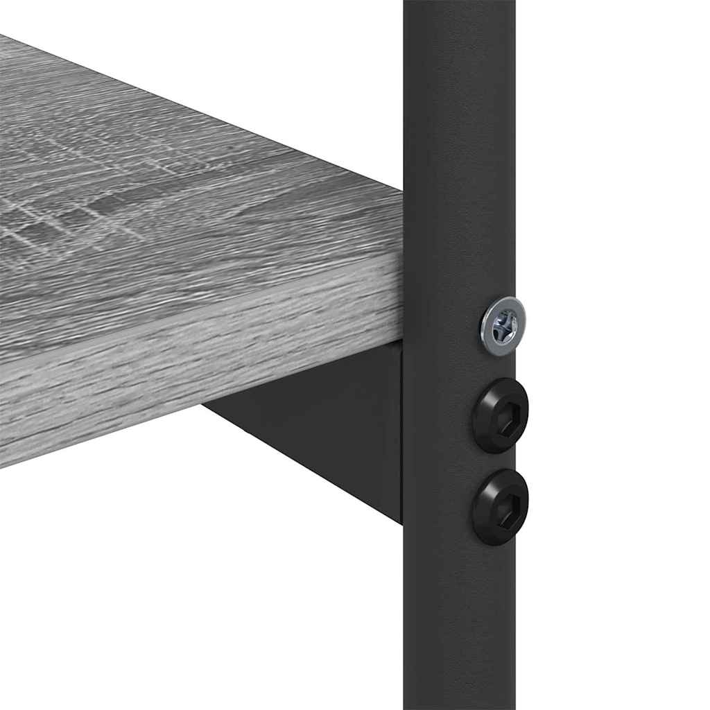 Console Table Grey Sonoma 101 x 35 x 80.5 cm Engineered Wood